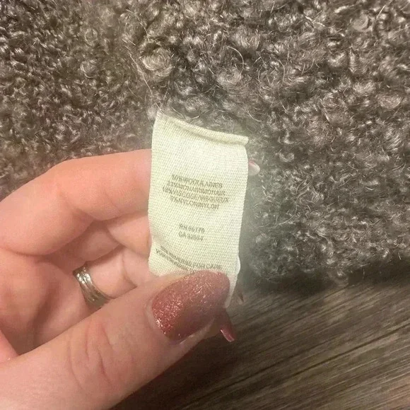 Free People Brown Wool Blend Teddy Sweater - Picture 5 of 5